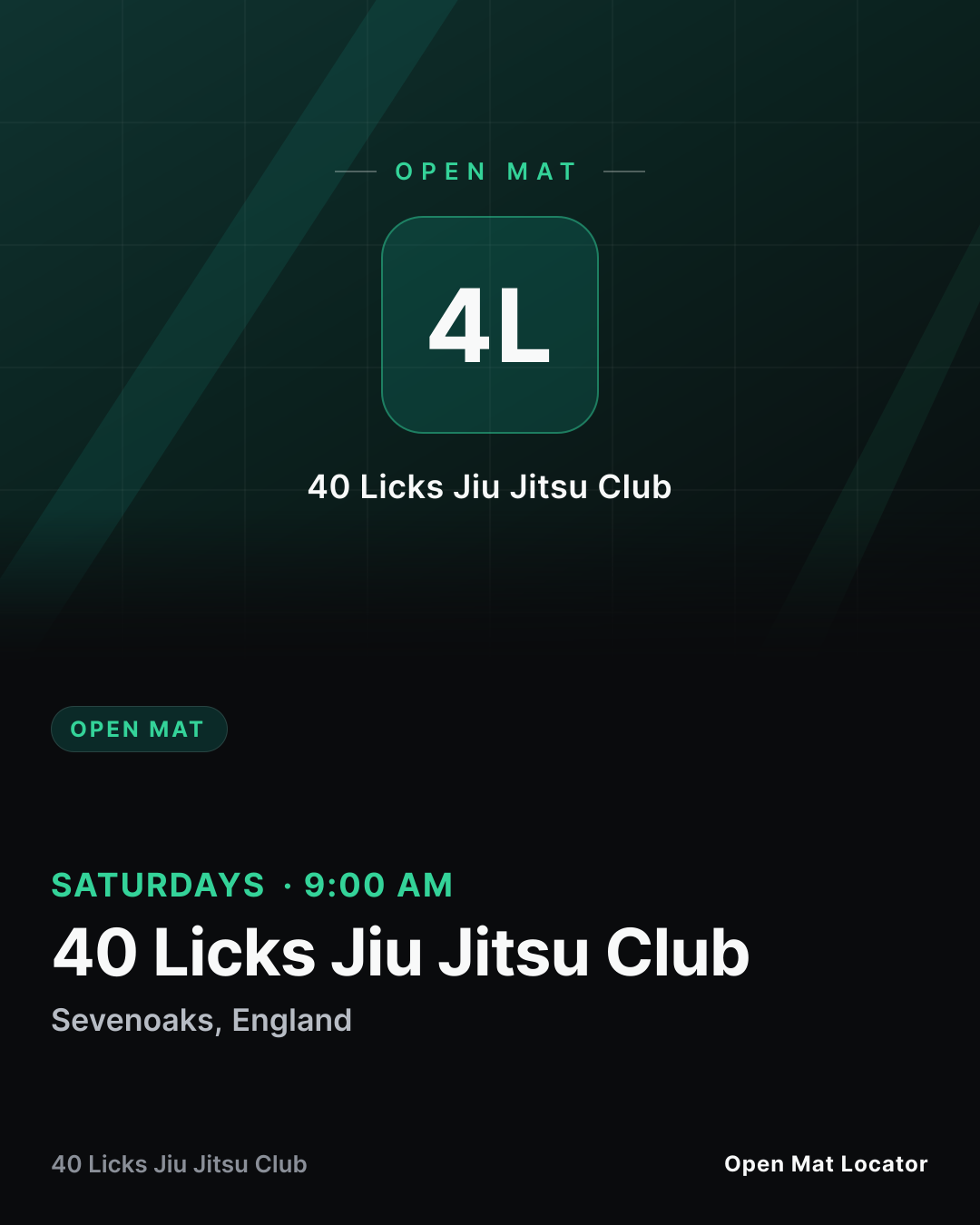 40 Licks Jiu Jitsu Club Open Mat