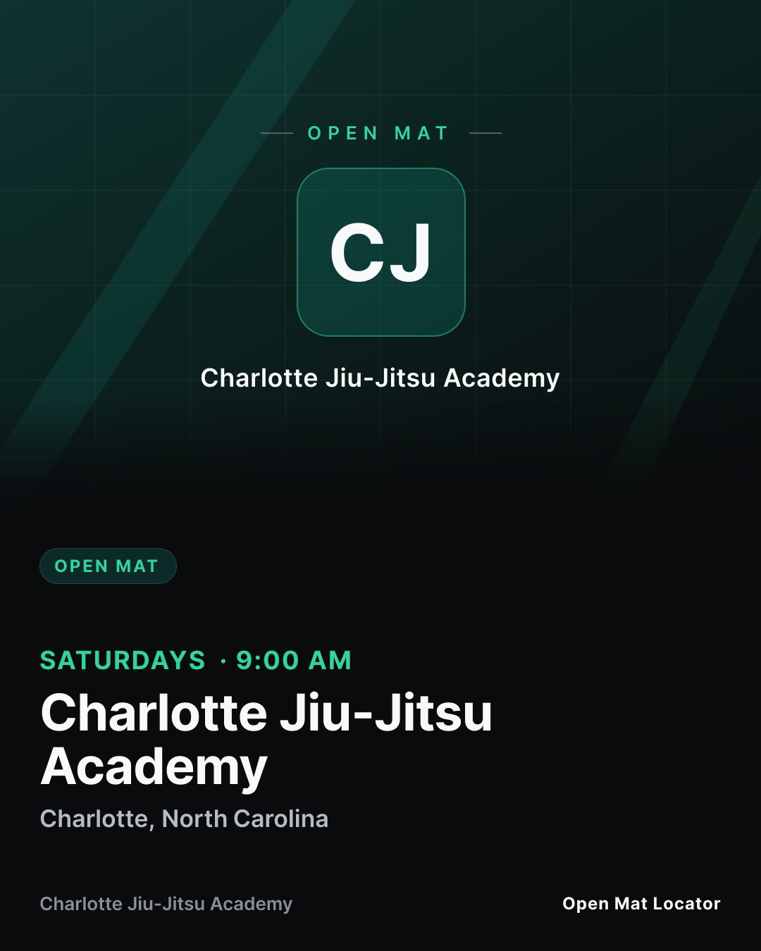 Charlotte Jiu-Jitsu Academy Open Mat