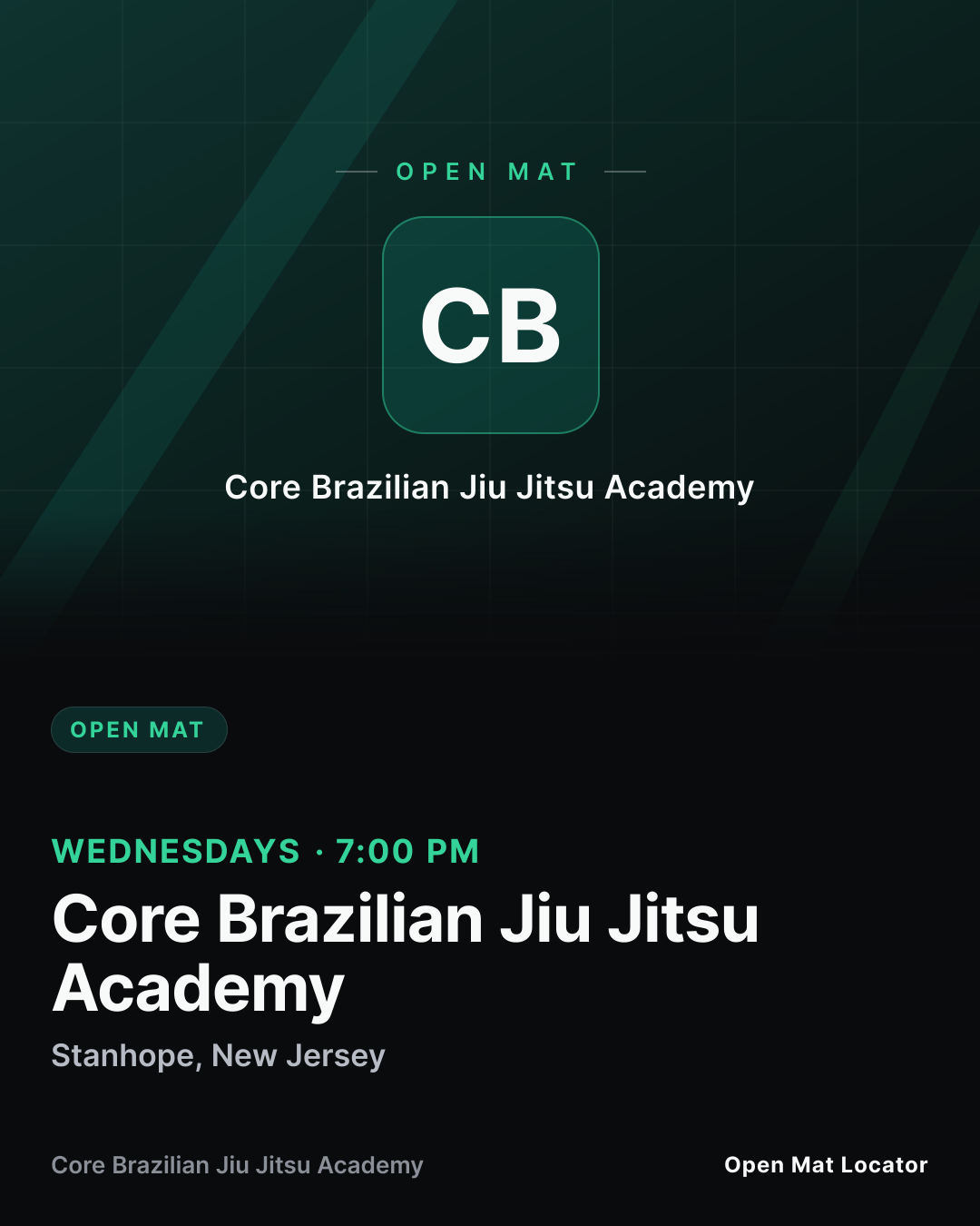 Core BJJ Monthly Open Mat